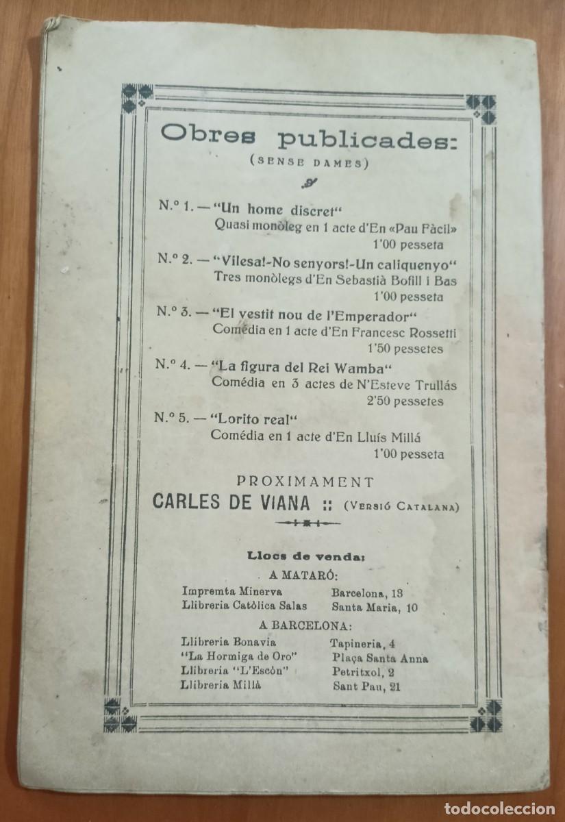 Libros antiguos: Lorito Real - Lluis Milla - 1927 - en catal&agrave; - Foto 2