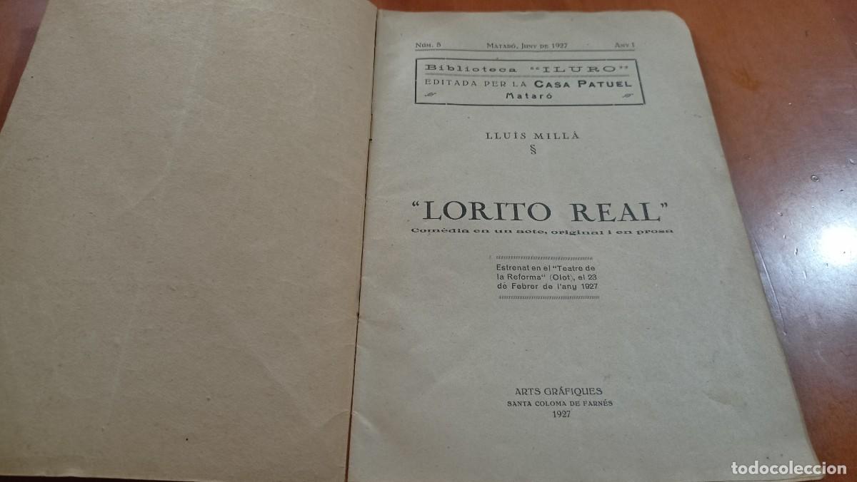 Libros antiguos: Lorito Real - Lluis Milla - 1927 - en catal&agrave; - Foto 4