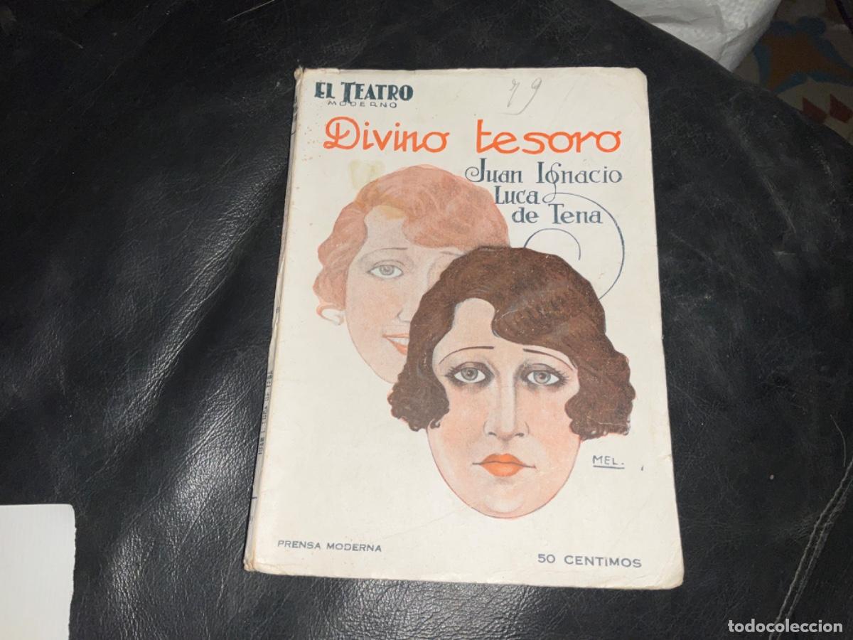 Libros antiguos: DIVINO TESORO. JUAN IGNACIO LUCA DE TENA - Foto 1