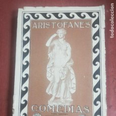 Libros antiguos: ARISTOFANES - COMEDIAS - TOMO TERCERO - ED. PROMETEO.