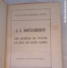 Libros antiguos: LIBRO CLASICOS CASTELLANOS J.E. HERTZENBUSCH 1935 TEATRO