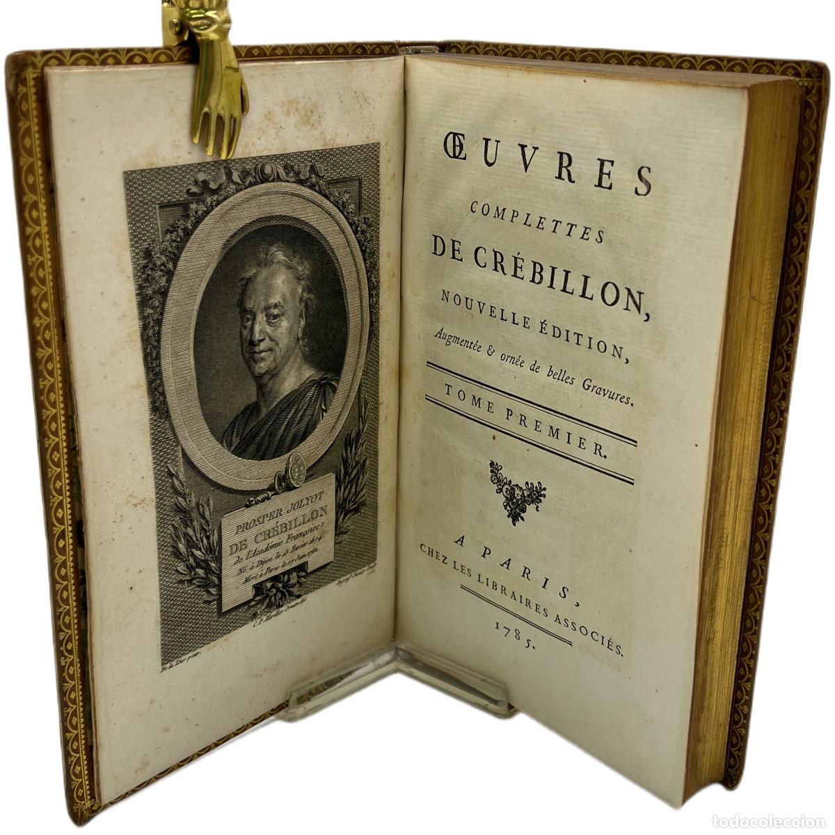 Libros antiguos: CR&Eacute;BILLON - OEUVRES COMPLETTES - 1785 - Foto 4