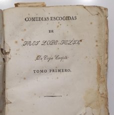Libros antiguos: FREY LOPE FÉLIX DE VEGA CARPIO. 1830. 2 OBRAS. LOS MILAGROS DEL DESPRECIO Y LA ESCLAVA DE SU GALAN