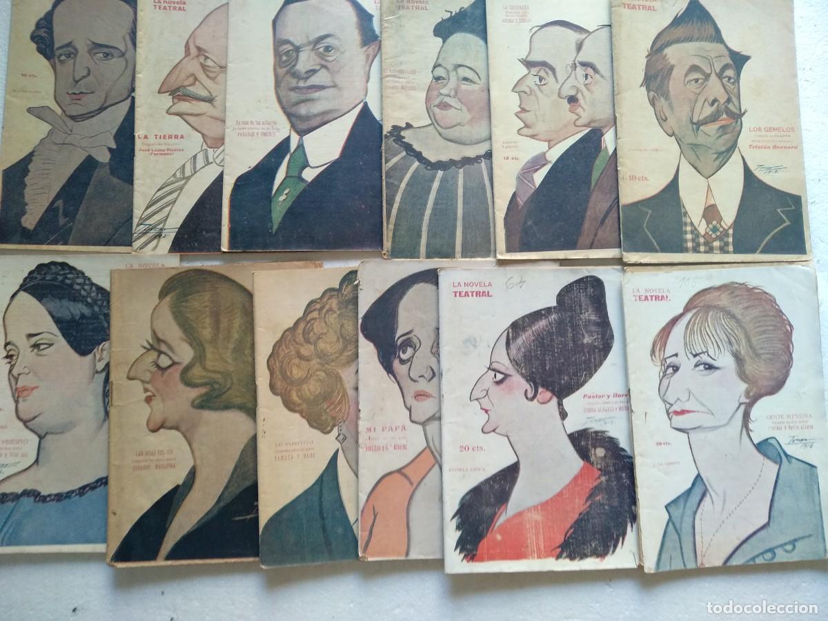 Libros antiguos: 12 ejemplares LA NOVELA TEATRAL - Foto 1