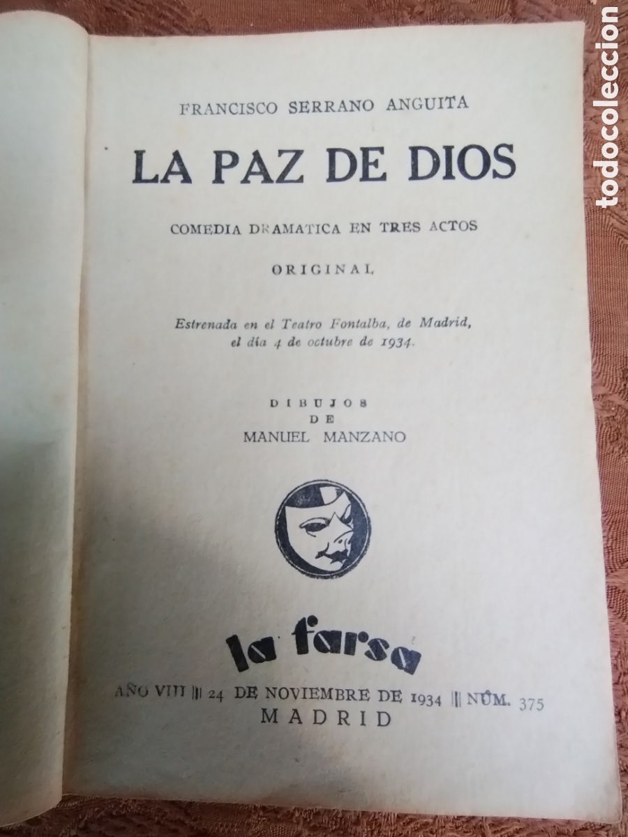 Libros antiguos: LA PAZ DE DIOS a&ntilde;o 1934 - Foto 2