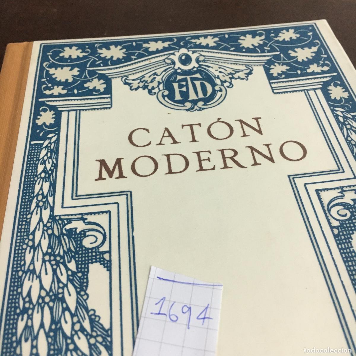 Libros antiguos: Cat&oacute;n moderno REF: 1694 - Foto 5