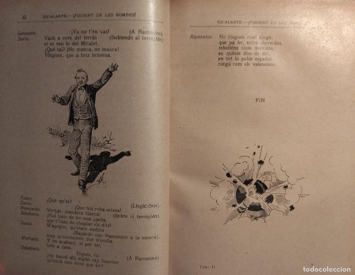Libros antiguos: Escalante, Obras dram&aacute;ticas, vol. II - Foto 3