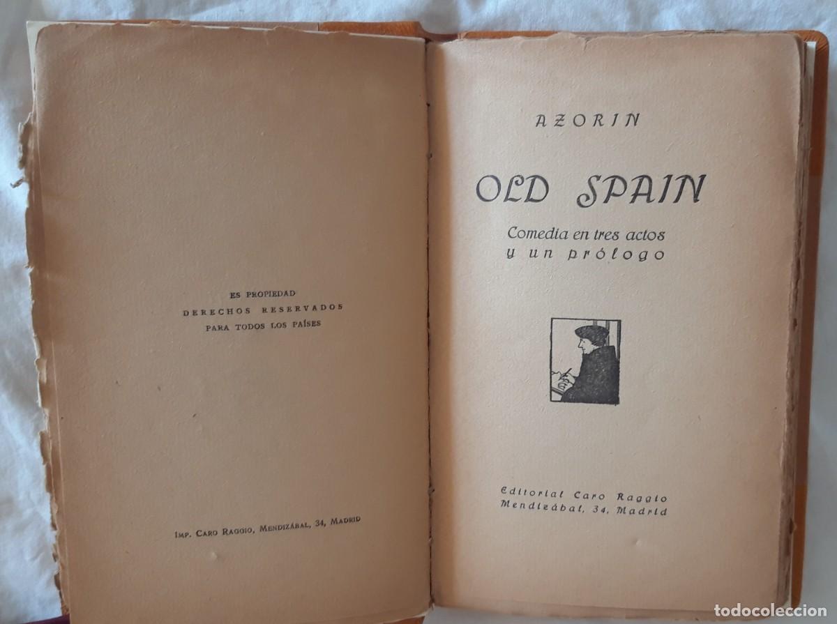 Libros antiguos: Old Spain. Azorin - Foto 1