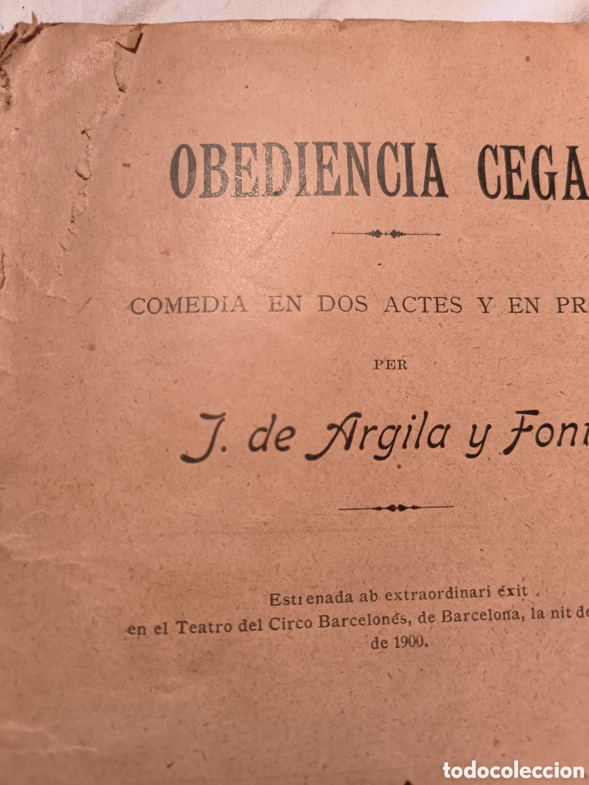 Libros antiguos: Obedi&egrave;ncia Cega - Foto 3