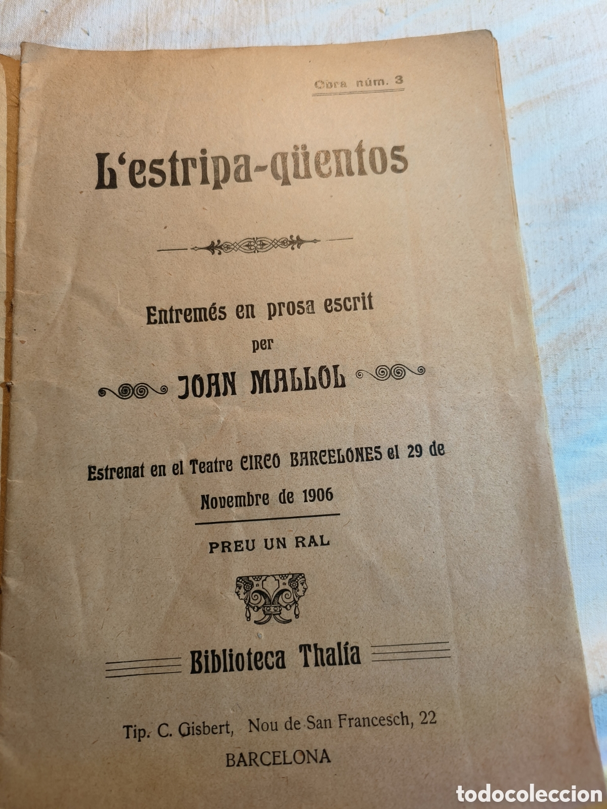 Libros antiguos: Obra entrem&egrave;s en prosa - Foto 2