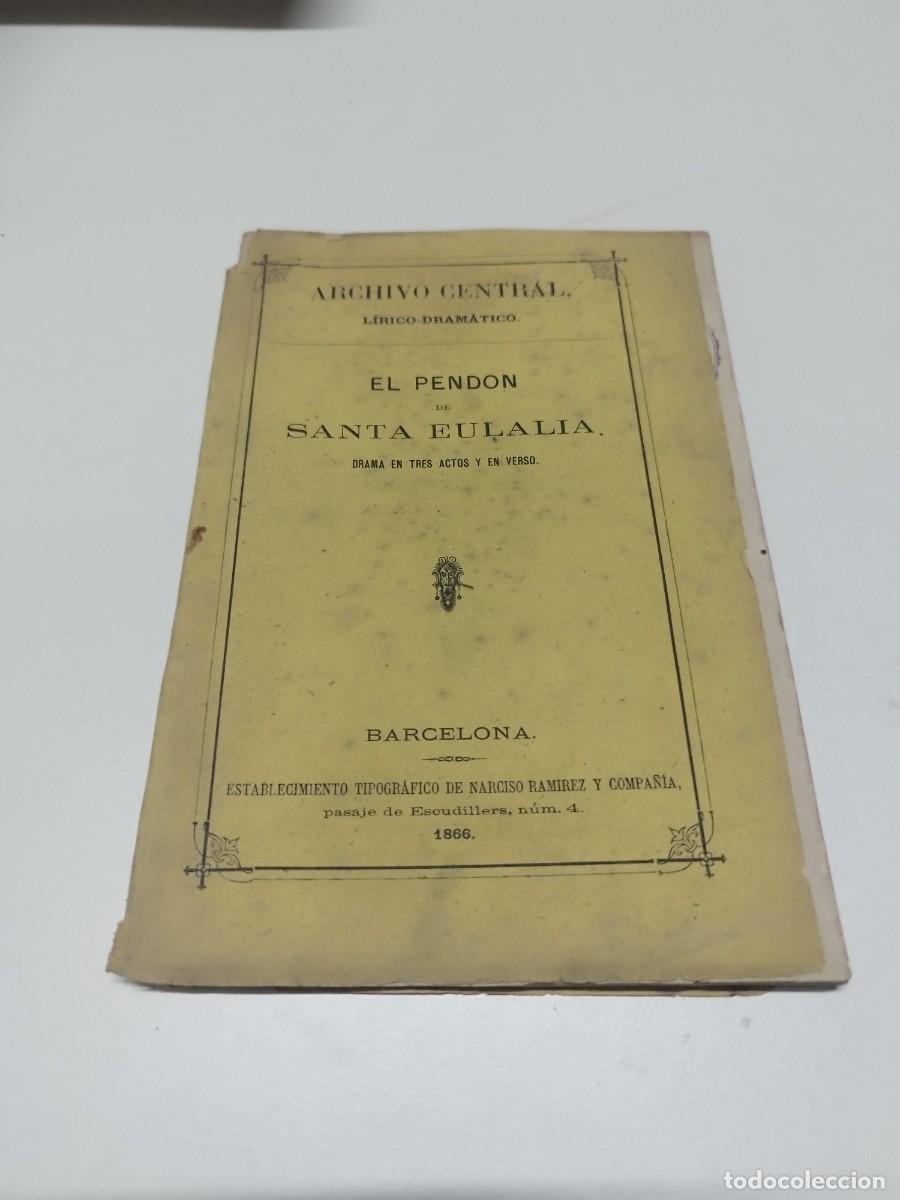 Libros antiguos: RAFAEL DEL CASTILLO : EL PEND&Oacute;N DE SANTA EULALIA (1866). - Foto 1