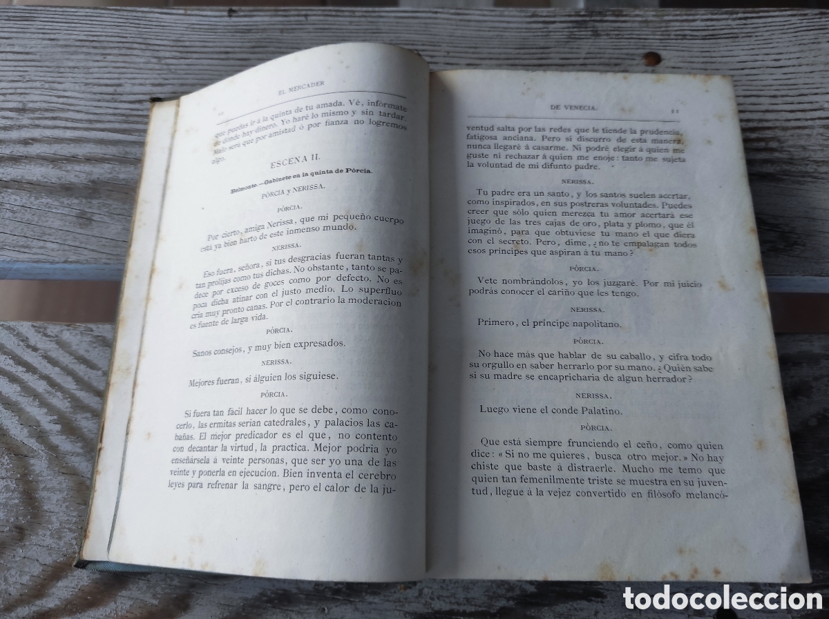 Libros antiguos: Dramas de Shakespeare. (2 tomos). 1883 y 1881 - Foto 10