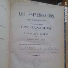 Libros antiguos: TEATRO. LOS ESTACIONARIOS, VICTORIANO SARDOU, MADRID, IMP. JOSÉ RODRIGUEZ, 1890, L42
