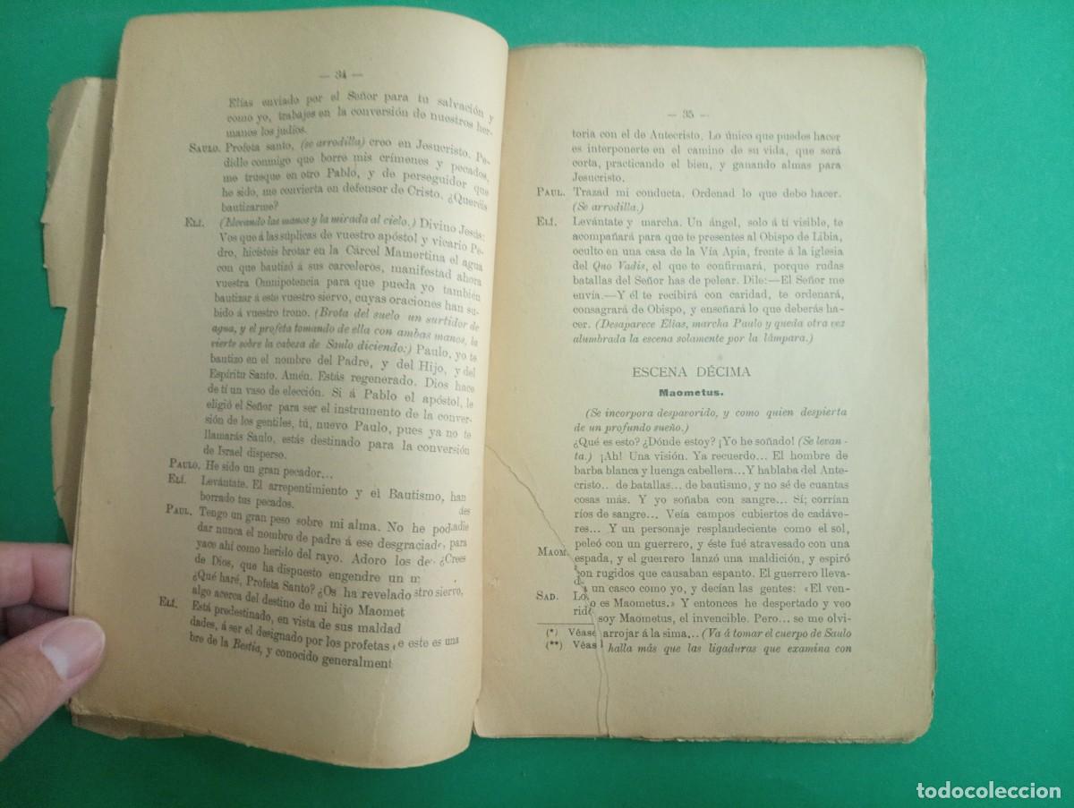 Libros antiguos: Antiguo libro EL ANTECRISTO. Madrid 1908. - Foto 3