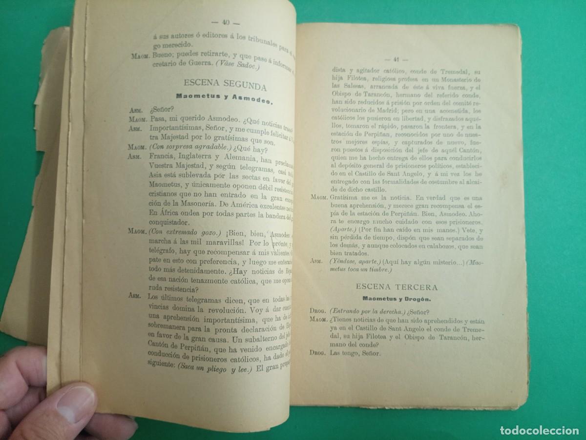 Libros antiguos: Antiguo libro EL ANTECRISTO. Madrid 1908. - Foto 4