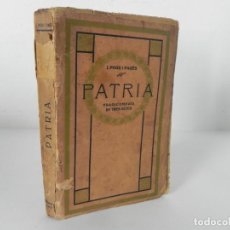 Libros antiguos: PATRIA (TAGICOMEDIA EN TRES ACTES) (J. POUS I PAGÈS) IMPR. ARTIS-1914 (EN CATALÁN)