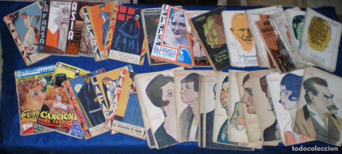Libros antiguos: LOTE DE 281 OBRAS DE TEATRO - Foto 6