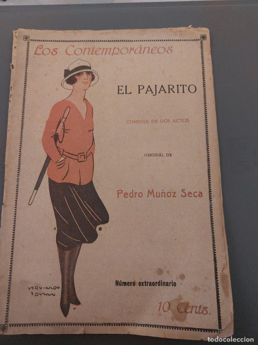 Libros antiguos: El pajarito - Pedro Mu&ntilde;oz Seca - 1918 - Foto 1