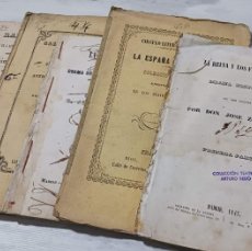 Libros antiguos: LOTE DE 5 ANTIGUAS OBRAS DE TEATRO PUBLICADAS ENTRE 1840 Y 1849: DÍAZ, MORAN, ZORRILLA, NAVARRETE...