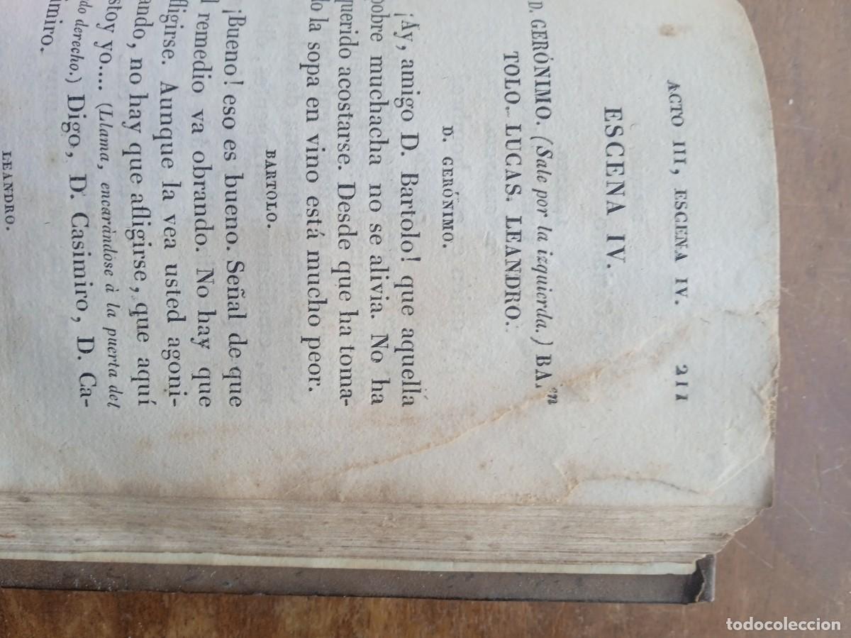 Libros antiguos: Obras dram&aacute;ticas y l&iacute;ricas Moratin 1834 - Foto 10