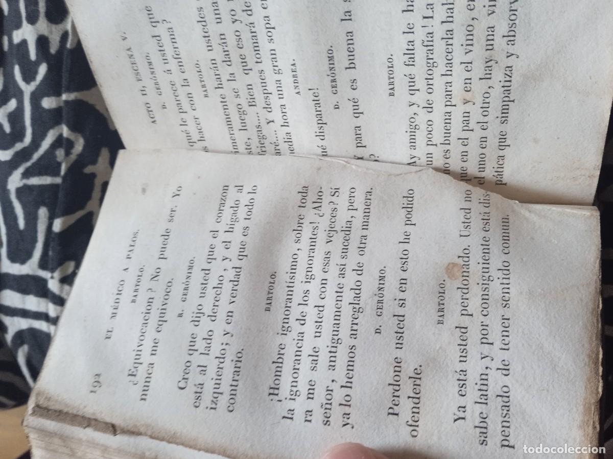 Libros antiguos: Obras dram&aacute;ticas y l&iacute;ricas Moratin 1834 - Foto 12