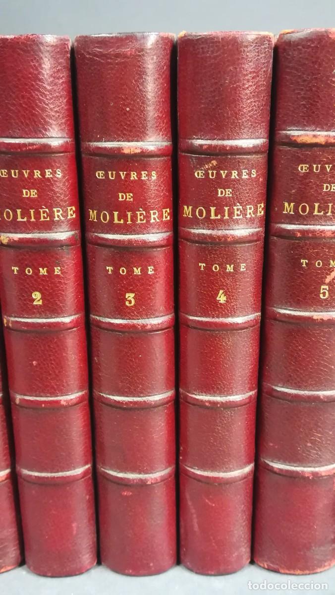 Libros antiguos: EUVRES DE MOLIERE. OBRAS DE MOLIERE - Foto 1