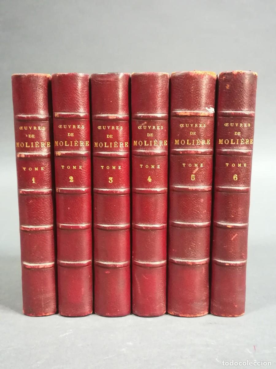 Libros antiguos: EUVRES DE MOLIERE. OBRAS DE MOLIERE - Foto 2
