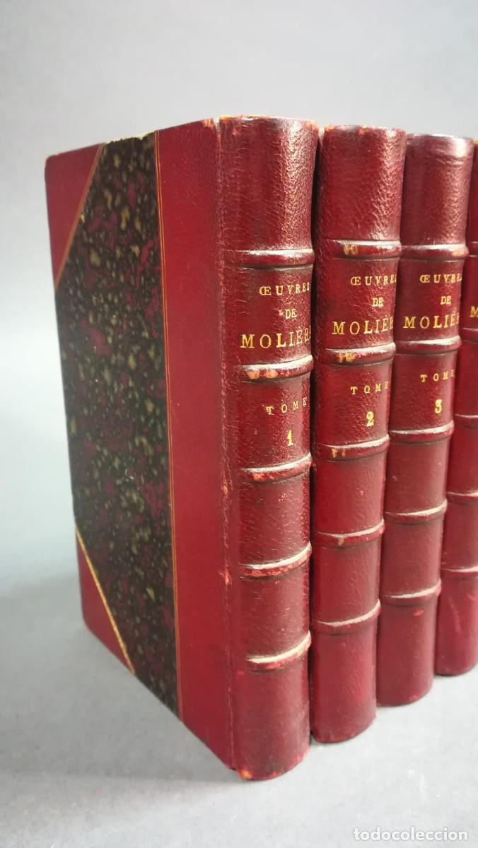 Libros antiguos: EUVRES DE MOLIERE. OBRAS DE MOLIERE - Foto 5