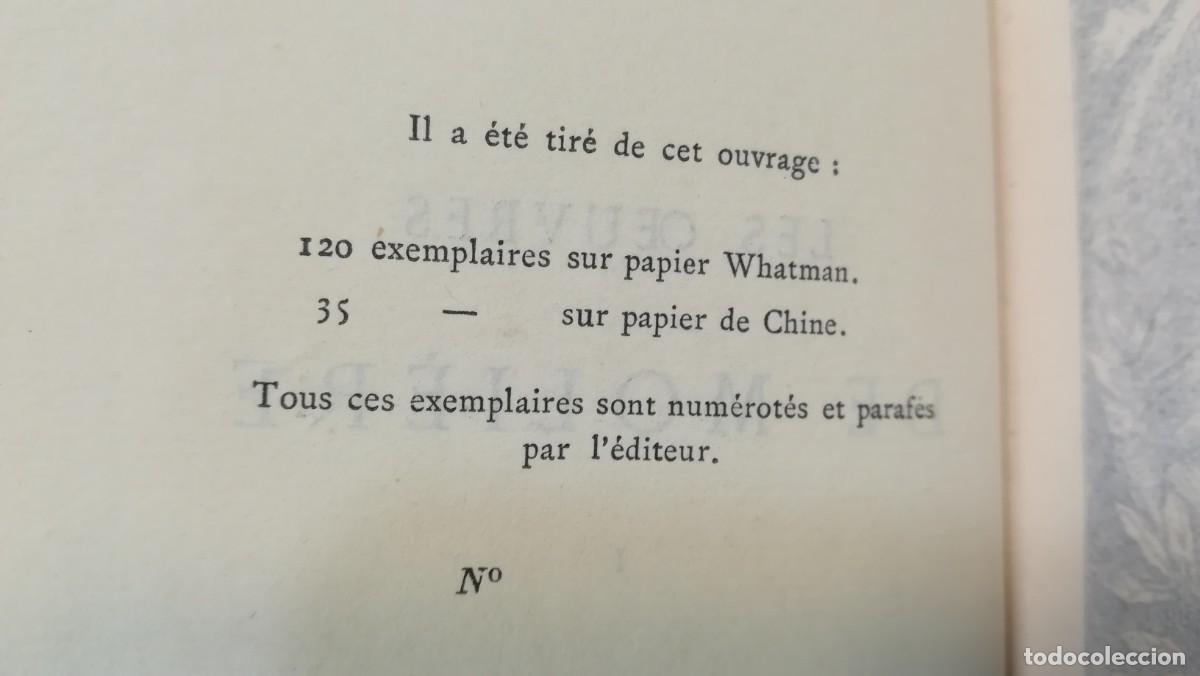 Libros antiguos: EUVRES DE MOLIERE. OBRAS DE MOLIERE - Foto 9