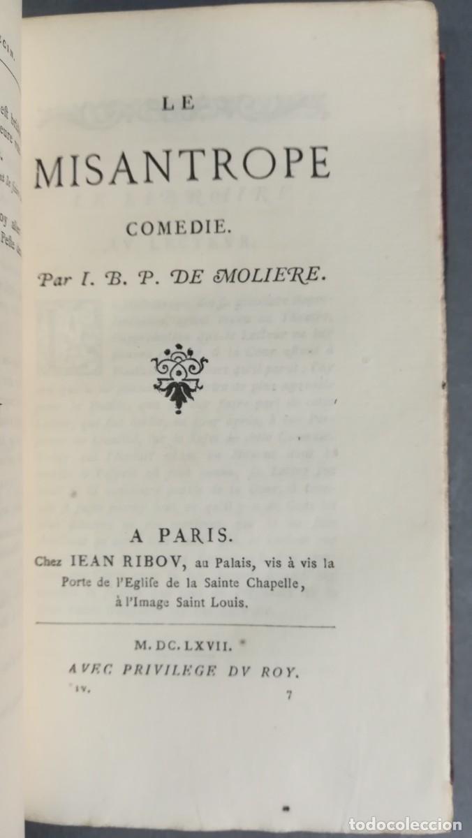 Libros antiguos: EUVRES DE MOLIERE. OBRAS DE MOLIERE - Foto 11