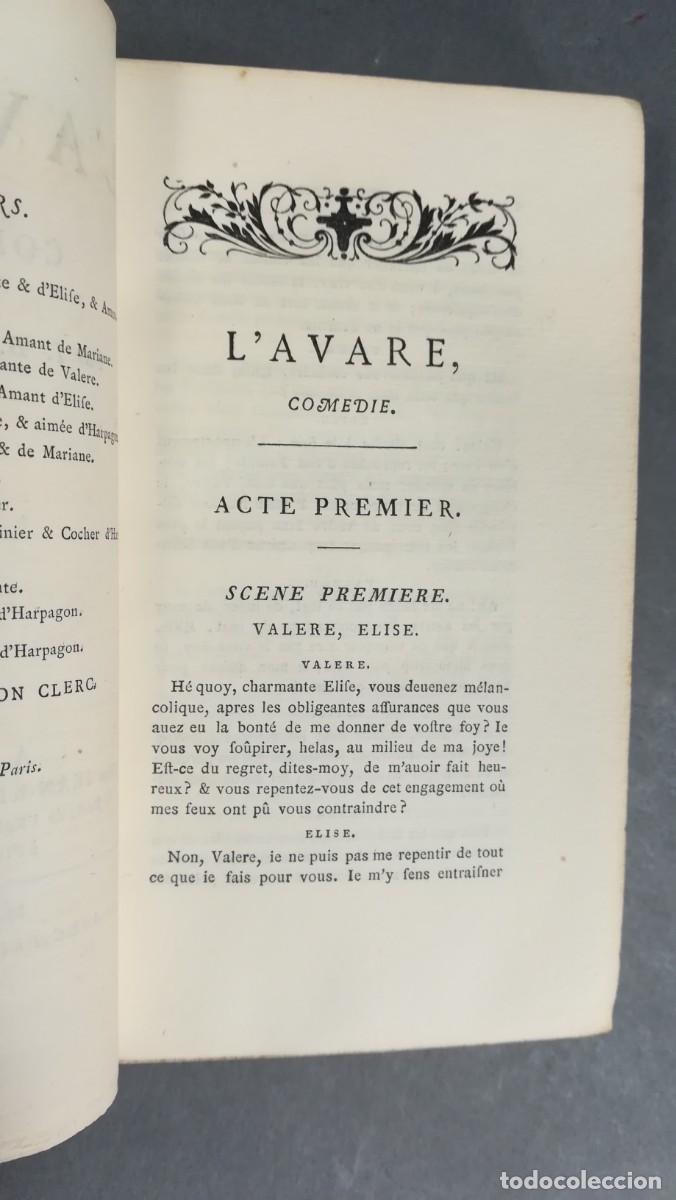 Libros antiguos: EUVRES DE MOLIERE. OBRAS DE MOLIERE - Foto 12