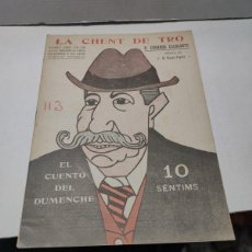 Libros antiguos: EL CUENTO DEL DUMENCHE - LA CHENT DE TRÓ - N°113 DE 1916 POR EDUARDO ESCALANTE