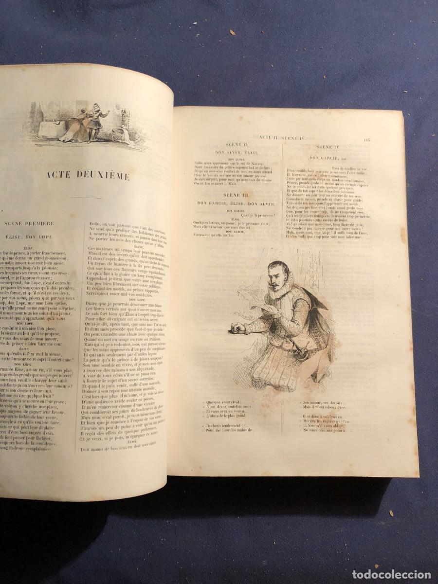 Libros antiguos: MOLIERE: - OEUVRES - (DIBUJOS DE TONY JOHANNOT) (1844) - Foto 5