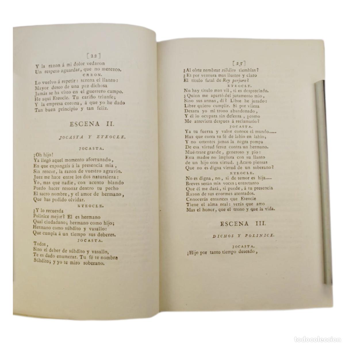 Libros antiguos: S&Oacute;FOCLES - POLINICE O LOS HIJOS DE EDIPO - 1814 - Foto 2