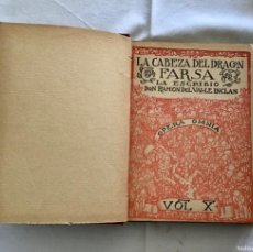 Libros antiguos: LA CABEZA DEL DRAGÓN. DON RAMÓN DEL VALLE INCLÁN. 1913