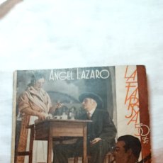 Libros antiguos: LA CASADA SIN MARIDO.COMEDIA EN TRES ACTOS.ANGEL LAZARO.LA FARSA.MADRID 1936