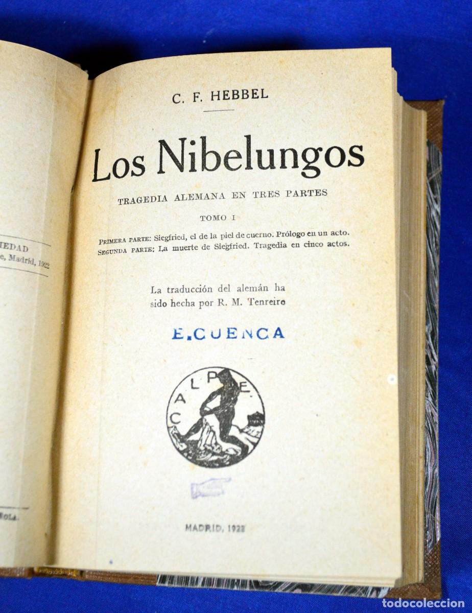 Libros antiguos: LOS NIBELUNGOS (Tragedia) - Foto 1