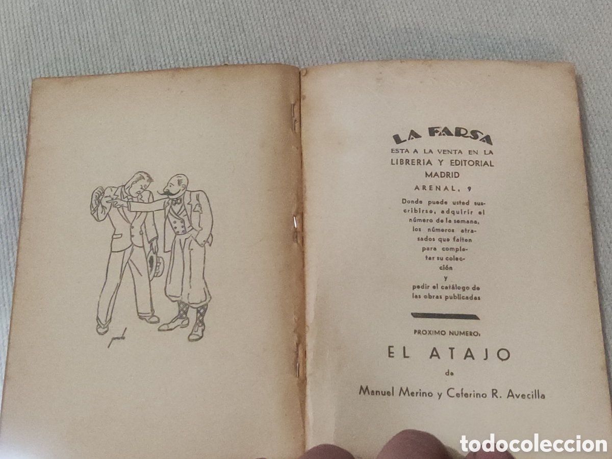 Libros antiguos: El Refugio.... Comedia de Pedro Mu&ntilde;oz Seca. - Foto 6