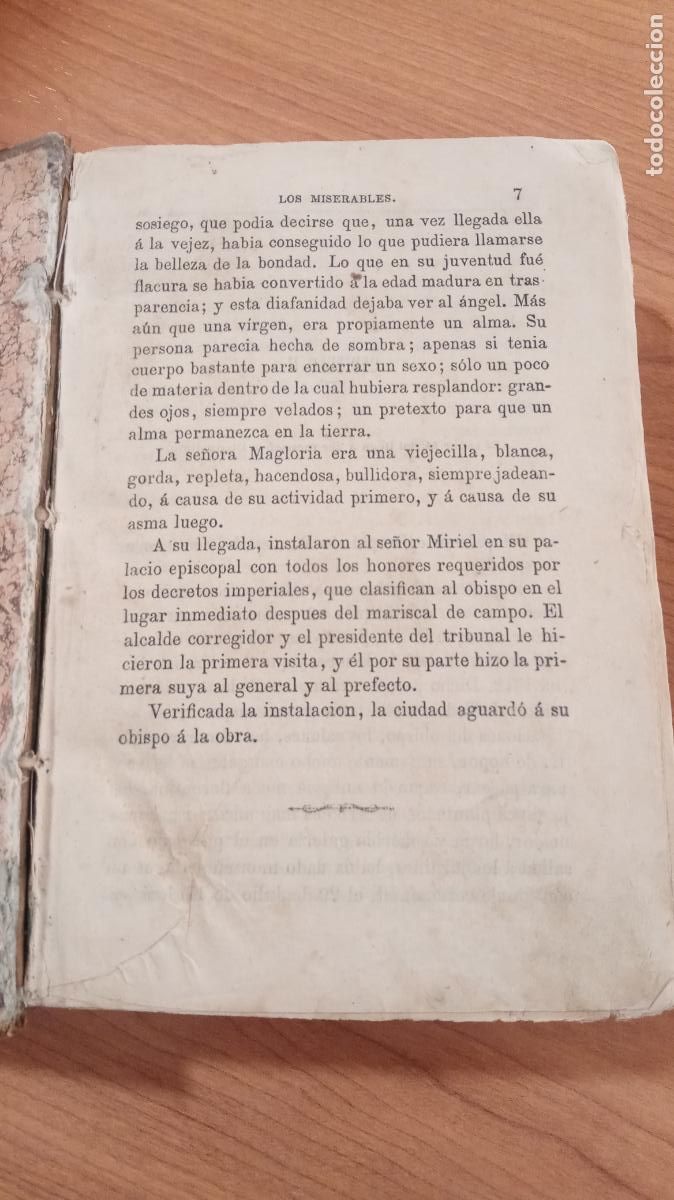Libros antiguos: LOS MISERABLES. 1 - 2. CON ALGUNAS L&Aacute;MINAS - Foto 1