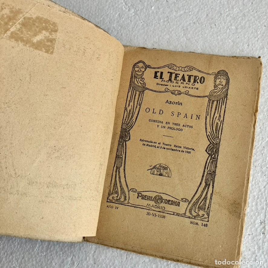 Libros antiguos: Azor&iacute;n, Old Spain 1928 Teatro - Foto 4