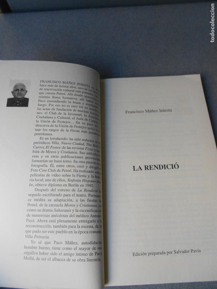 Libros antiguos: LA RENDICI&Oacute;. OBRA TEATRAL - Foto 2