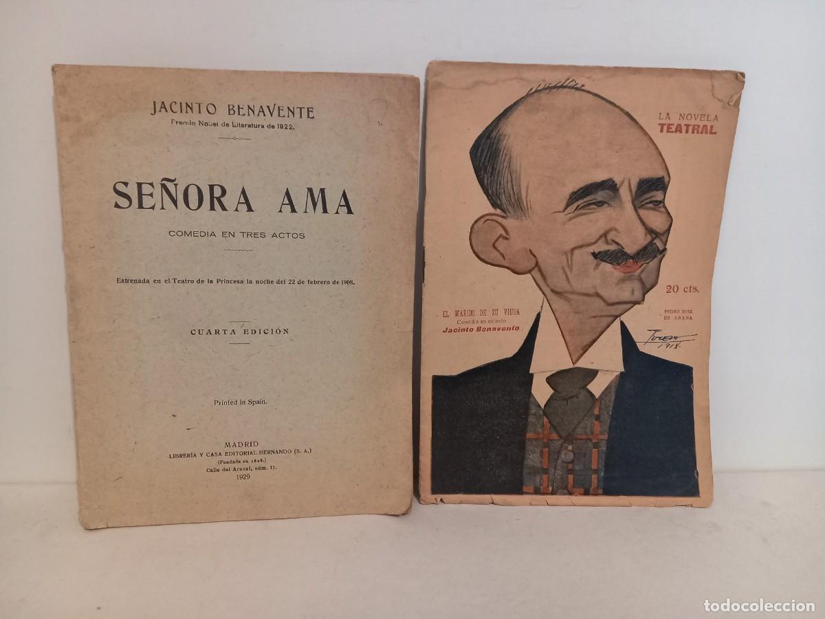 Libros antiguos: Lote Dos libros de Jacinto Benavente - Foto 1