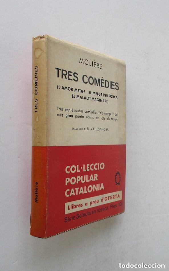 Libros antiguos: TRES COMEDIES - MOLIERE - Foto 1