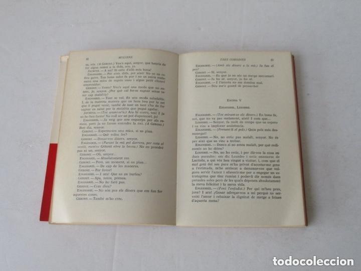 Libros antiguos: TRES COMEDIES - MOLIERE - Foto 3