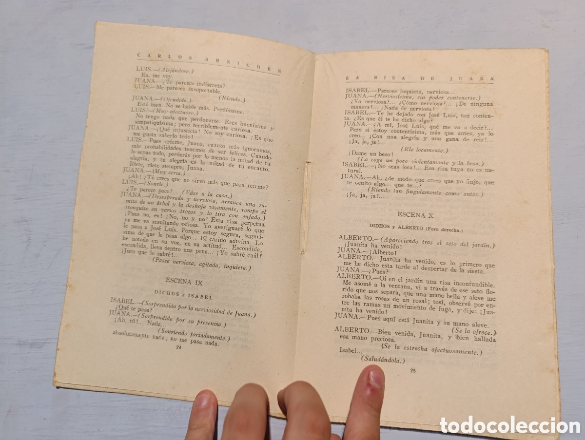 Libros antiguos: CARLOS ARNICHES. LA RISA DE JUANA. Madrid 1925 - Foto 2
