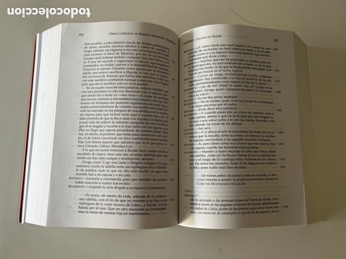 Libros antiguos: Esquilo S&oacute;focles Eur&iacute;pides Obras Completas, C&aacute;tedra - Foto 4