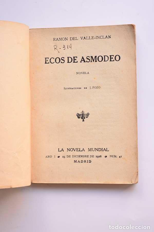 Libros antiguos: Ecos de Asmodeo - VALLE - INCL&Aacute;N, Ram&oacute;n&nbsp; - Foto 2