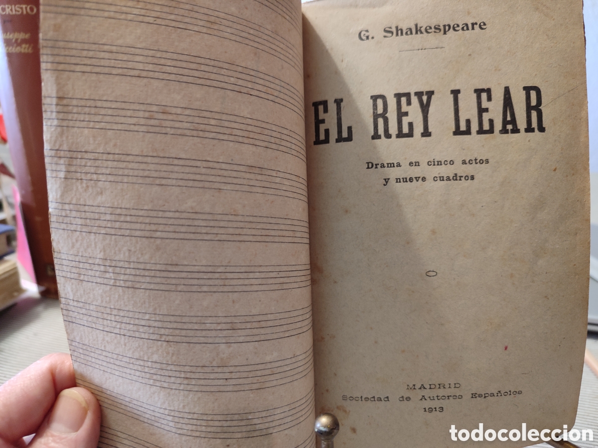 Libros antiguos: EL REY LEAR, 1913. Shakespeare - Foto 2
