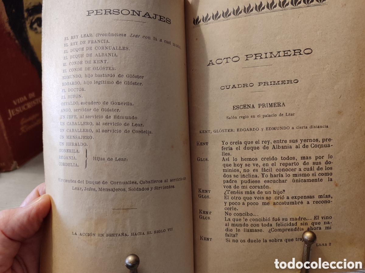 Libros antiguos: EL REY LEAR, 1913. Shakespeare - Foto 4