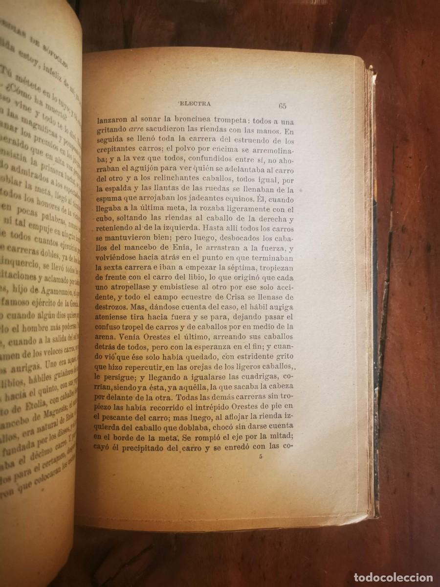 Libros antiguos: S&Oacute;FOCLES. Las siete tragedias de S&oacute;focles - Foto 5